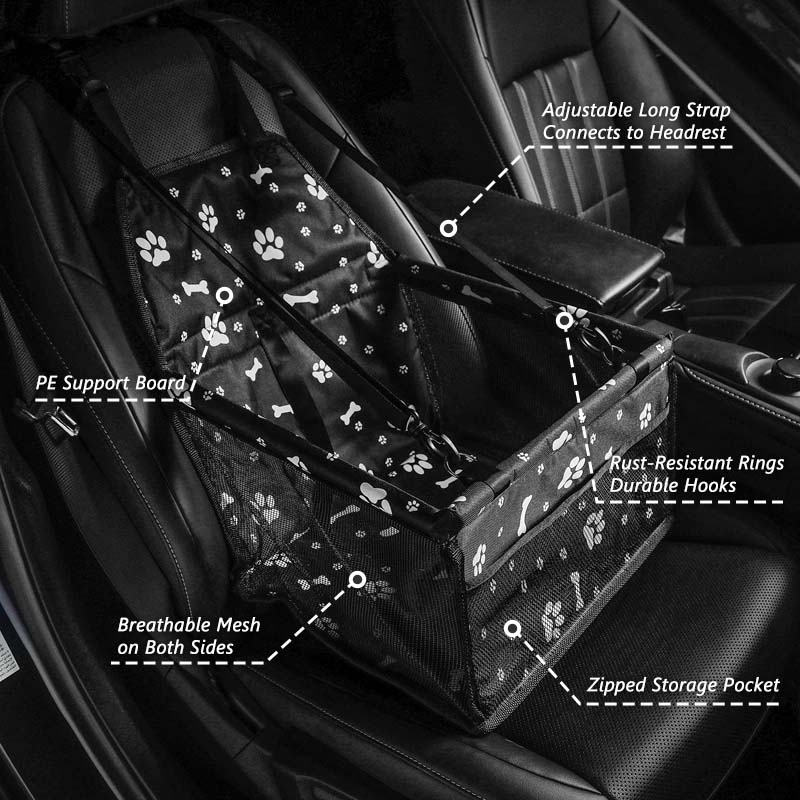 Foldable Pet Car Seat & Travel Bed SKU: TSD023