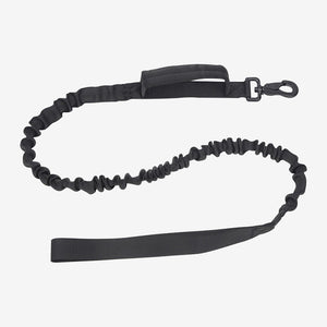 Black Pawtrek bungee dog leash with shock-absorbing elastic and padded handle – Australia