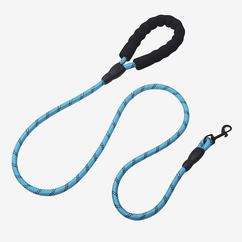 Reflective Dog Leash – Heavy Duty Night Safety Rope with Padded Handle