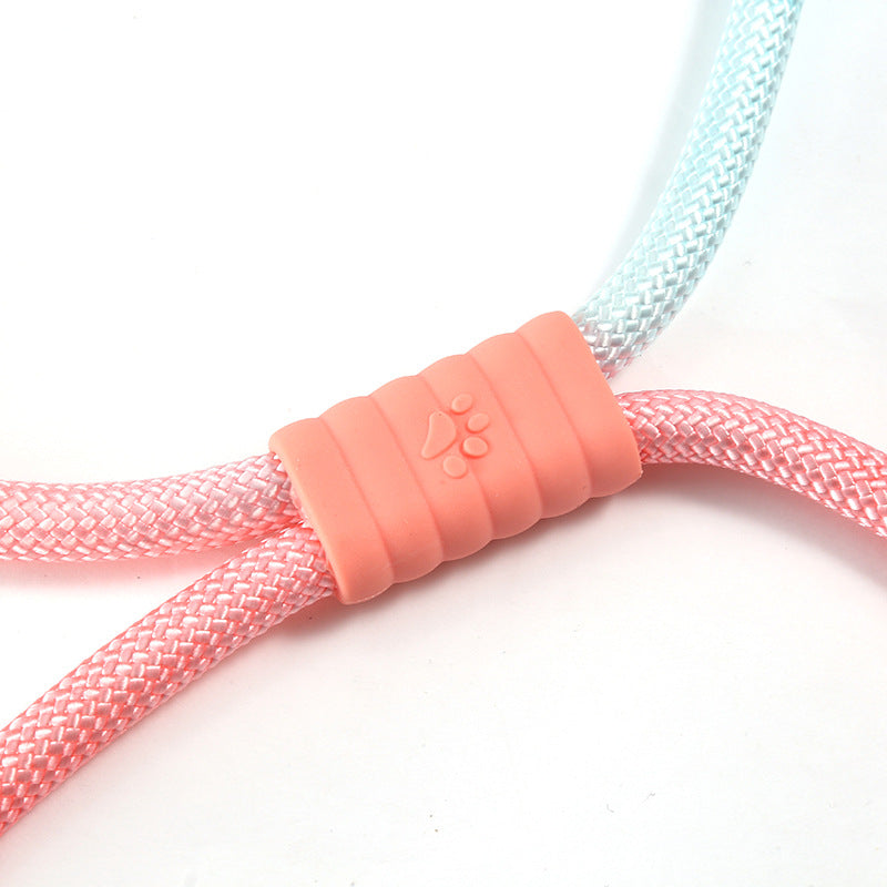 Adjustable Hands-Free Dog Leash – Soft Foam Slip Lead for Waist, Shoulder, or Hand Use