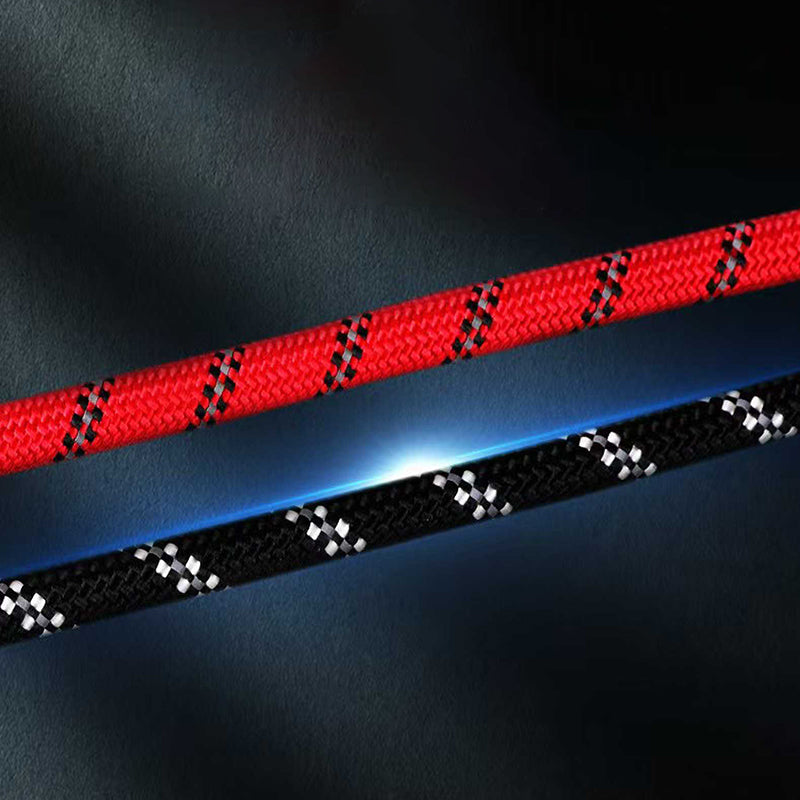 Pawtrek reflective rope dog leash showing good-visibility reflective stitching for safe night walks – Australia