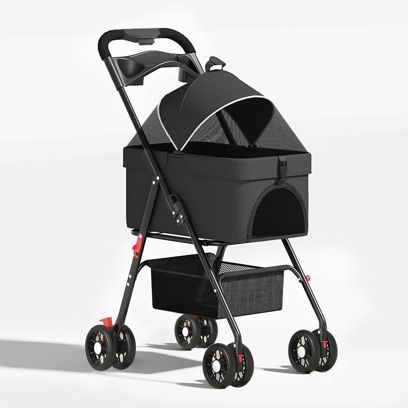 Black Pet Stroller