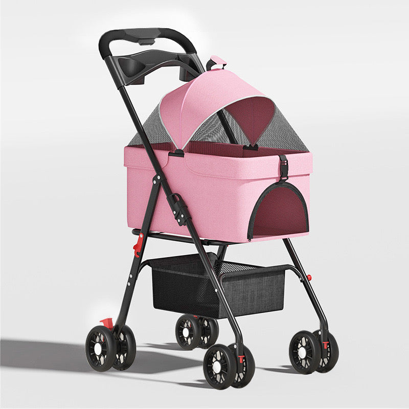 Pink Pet Stroller